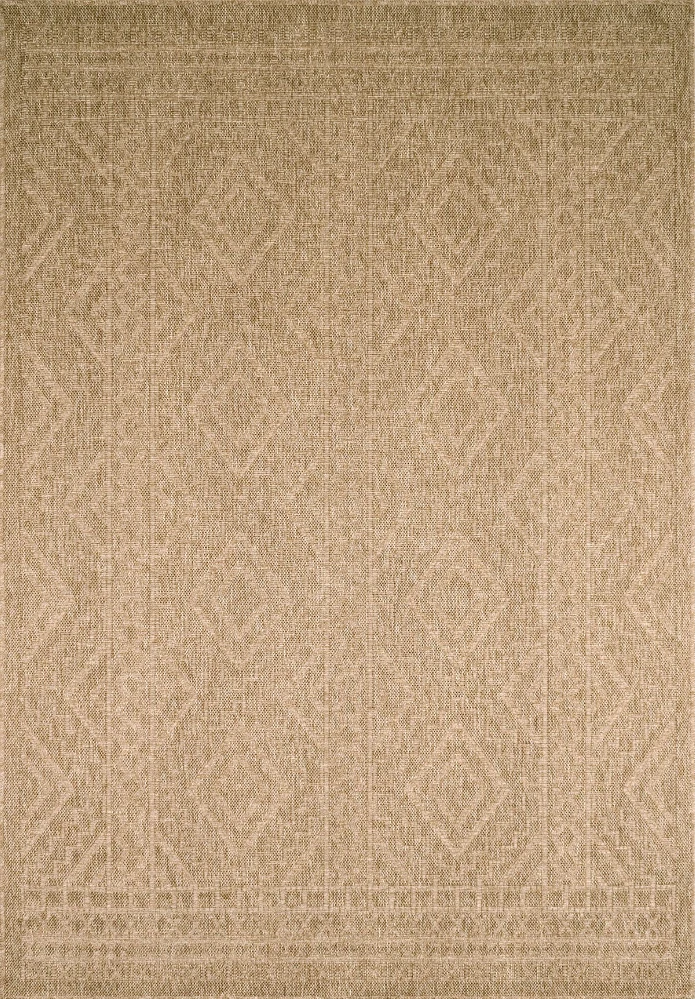 Tapis intérieur et extérieur aspect jute naturel - Beige - 160x230 cm