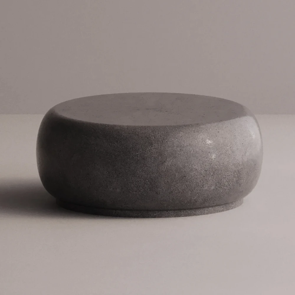 Table basse béton  anthracite- 97x97 cm