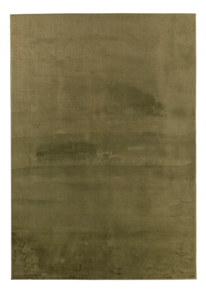 Tapis uni doux à poils courts - Vert - 160x230 cm