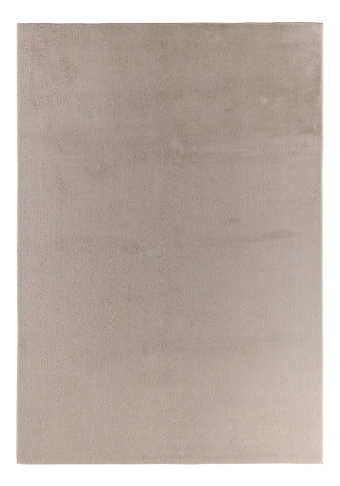 Tapis uni doux à poils courts - Gris - 160x230 cm