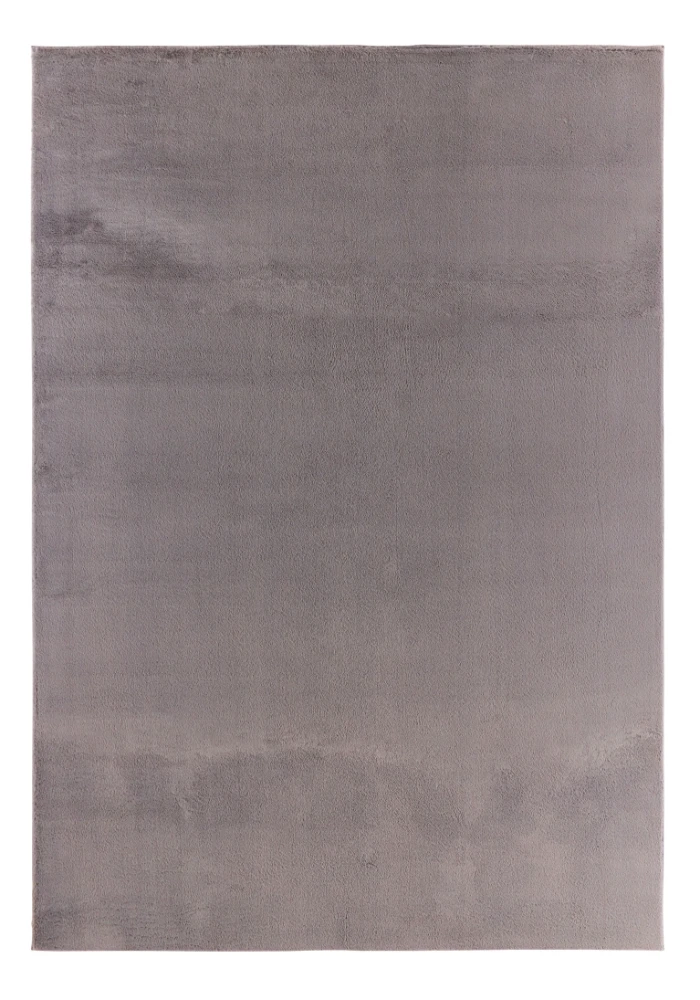Tapis uni doux à poils courts - Anthracite - 160x230 cm